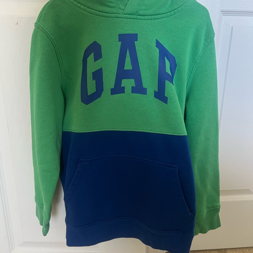 GAP Green and Blue Kids Hoodie